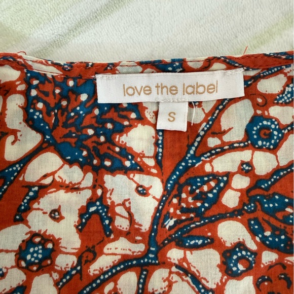 Love the Label Anthropologie Mabel Vineyard Ruffle Top Peasant Blouse - Picture 10 of 14